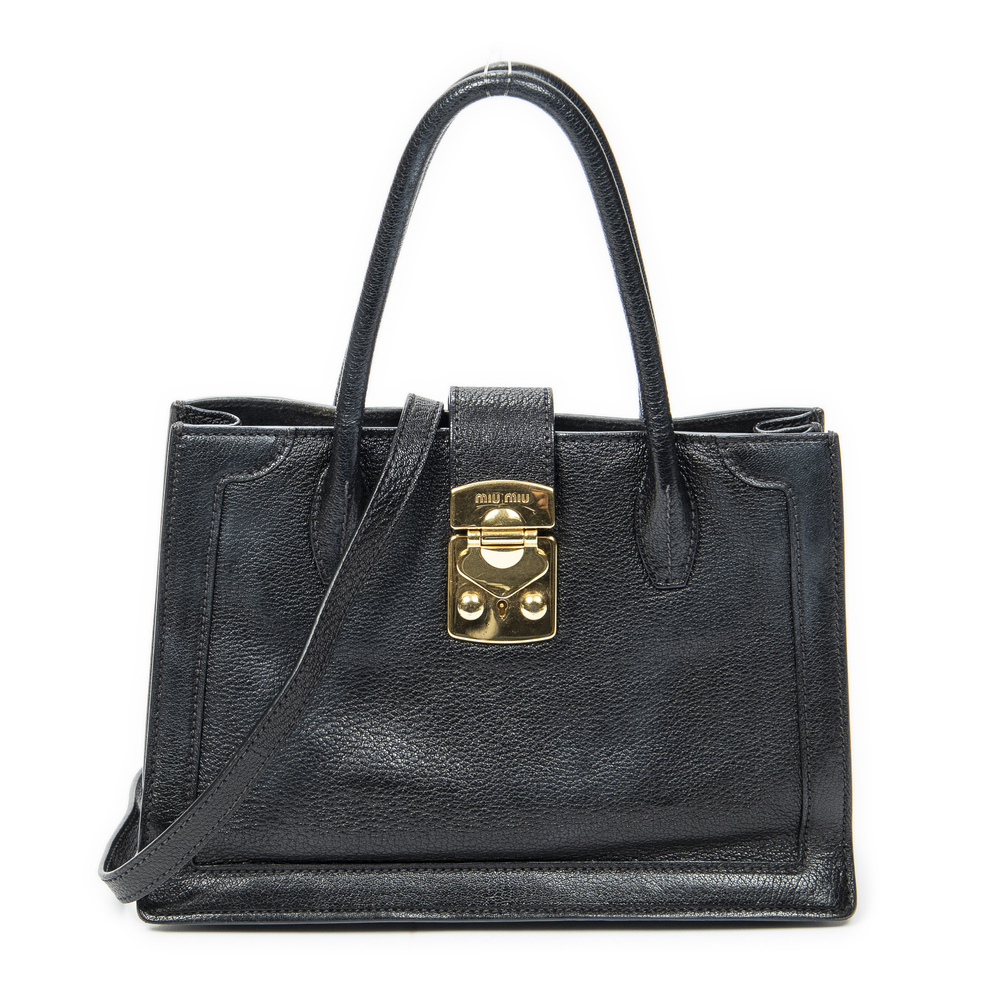 Miu Miu Pusk Lock Top Handle